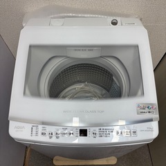 ⭐️AQUA⭐️全自動洗濯機 2024年 7.0Kg 大阪市近郊配送無料の画像