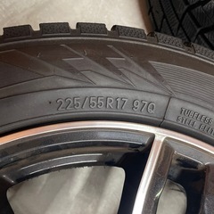 225/55R17 　スタッドレスタイヤ　2023年購入　スバルxv使用の画像