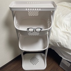 【美品】衣類ラック　3段の画像