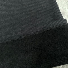 新品★女性コーデュロイ★L★裏地暖か★ワイドレッグパンツ ★カジュアル★冬に最適の画像