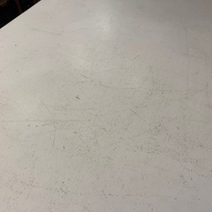 展示台　店舗什器　手作り　白塗りの画像