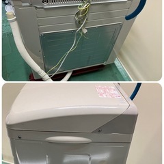 【大阪引取限定】日立2層式洗濯機　21年製 【IK17】の画像