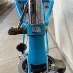 女の子　自転車　SHIMANO 24インチの画像
