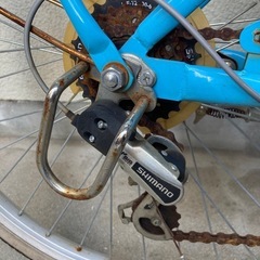 女の子　自転車　SHIMANO 24インチの画像