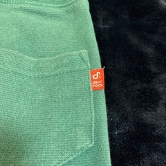 【dev!rock】挟みタグ付きグリーンストレッチズボン【120】の画像