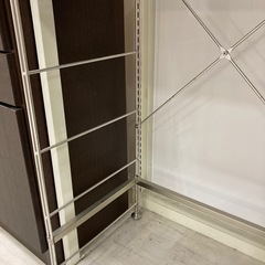 取りに来れる方限定！無印良品のステンレスユニットシェルフです！の画像