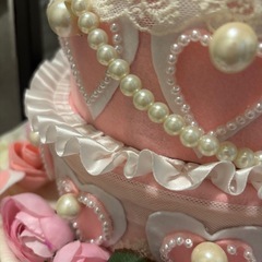 ウエディングケーキ手作り
の画像