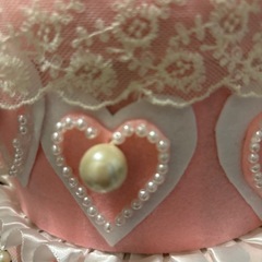 ウエディングケーキ手作り
の画像