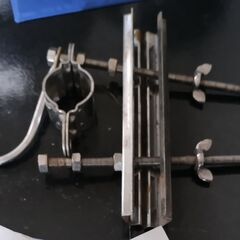 ステンレス製物干し台　ベランダ冊固定タイプの画像