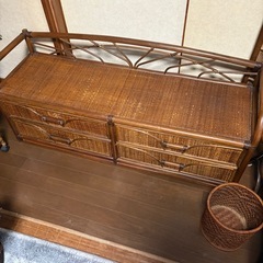 籐リビング10点セットの画像