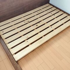 🪵【無料】ビーナスベッド 木製フレーム（クイーンサイズ・すのこタイプ）の画像
