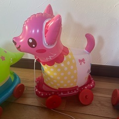 おさんぽコロコロ風船　恐竜　パトカー　犬の画像
