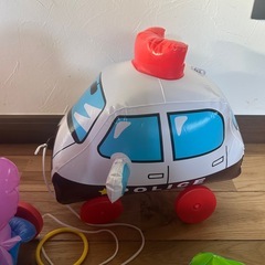 おさんぽコロコロ風船　恐竜　パトカー　犬の画像