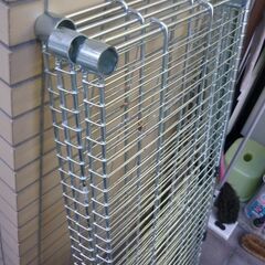 ②　メタルラック　３段　横幅９０センチの画像