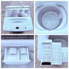 【✨一人暮らしにも✨】Haier 全自動洗濯機 JW-U45EA（2025年製）4.5kg✨簡易清掃・動作確認済✨の画像