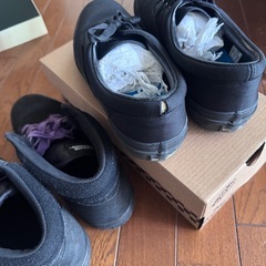 お話中。VANS 2足の画像