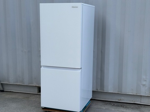 D55J◇新品同様◇ハイセンス 2ドア冷蔵庫◇257L◇2024年製◇2段式冷凍室◇HR-G260HW