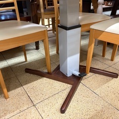 【リユースマン倉敷】シギヤマ家具 昇降テーブル イス5点セット ダイニングテーブルの画像