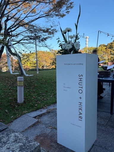 結婚式　ウエディング　展示台