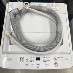 📣良い品が安い‼️✨家電探しは当店へ✨️　【2025年製】　洗濯機5.5㎏　ヤマダ　YWM-T55LW　朝霞市リサイクルショップ　ケイラック朝霞田島店　GM445の画像