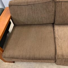 【ジャングルジャングル石津店】 スキャンティーク CANTEAK 2人用ソファー チーク材 無垢材 北欧風 新生活 堺市 西区 堺区 石津の画像