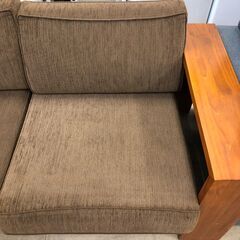 【ジャングルジャングル石津店】 スキャンティーク CANTEAK 2人用ソファー チーク材 無垢材 北欧風 新生活 堺市 西区 堺区 石津の画像