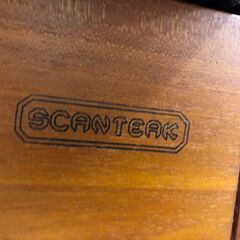 【ジャングルジャングル石津店】 スキャンティーク CANTEAK 2人用ソファー チーク材 無垢材 北欧風 新生活 堺市 西区 堺区 石津の画像