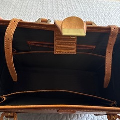 REAL LEATHER ボストンバッグ　ダレスバッグ　ドクターバッグの画像
