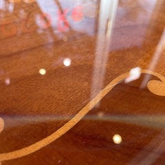 B7121【イタリア】 象嵌 サイドテーブル 丸テーブルの画像