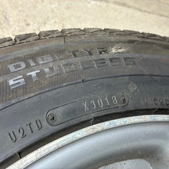 パジェロミニタイヤホイール4本セット！スタッドレスタイヤ！175/80/R15の画像