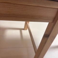 IKEAダイニングテーブル＆椅子2脚の画像