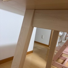 IKEAダイニングテーブル＆椅子2脚の画像