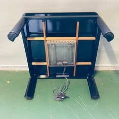 カジュアルこたつ　正方形　KX-751 黒×グレー　天板リバーシブル　動作確認済みの画像