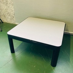 カジュアルこたつ　正方形　KX-751 黒×グレー　天板リバーシブル　動作確認済みの画像