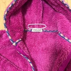 フリース　パーカーの画像