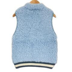 美品 ARCHIVIO アルチビオ ブランドロゴ 秋冬 AW ベスト ポリエステル ライトブルー レディース 38(M)【古着】【中古】の画像