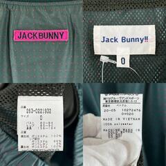 美品 Jack Bunny!! ジャックバニー スニードジャック ブランドロゴ 秋冬 AW ブルゾン ポリエステル オリーブ レディース 0(S) 2way【古着】【中古】の画像