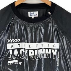 美品 Jack Bunny!! ジャックバニー ブランドロゴ 秋冬 AW ブルゾン ポリエステル ブラック レディース 1(M) スニードジャック【古着】【中古】の画像