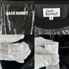 美品 Jack Bunny!! ジャックバニー ブランドロゴ 秋冬 AW ブルゾン ポリエステル ブラック レディース 1(M) スニードジャック【古着】【中古】の画像