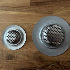 排水口 ゴミ受け ステンレス 2点セットの画像