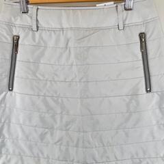 LANVIN SPORT ランバンスポール 無地 オールシーズン スカート ポリエステル グレー レディース 38(M)【古着】【中古】の画像