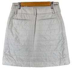 LANVIN SPORT ランバンスポール 無地 オールシーズン スカート ポリエステル グレー レディース 38(M)【古着】【中古】の画像
