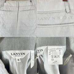 LANVIN SPORT ランバンスポール 無地 オールシーズン スカート ポリエステル グレー レディース 38(M)【古着】【中古】の画像