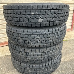 22年製 スタッドレス  145R12 6PR ダンロップ 軽トラ 軽バン 12インチ 145/80R12  の画像