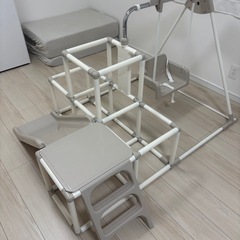 おりたたみわんぱくスライダージム　ブランコ付きDXの画像