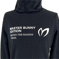 美品 MASTER BUNNY EDITION マスターバニーエディション ブランドロゴ 秋冬 AW カットソー ポリエステル/ポリウレタン ブラック レディース 0(S) タートルネック【古着】【中古】の画像