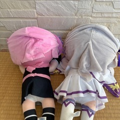 REゼロ　ぬいぐるみ　2つの画像