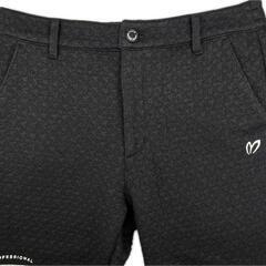 美品 MASTER BUNNY EDITION マスターバニーエディション ブランドロゴ 秋冬 AW パンツ ポリエステル/コットン ブラック レディース 1(M) ゴルフウェア【古着】【中古】の画像