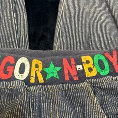 ヒッコリー調カーゴパンツ【120】の画像