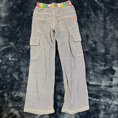 ヒッコリー調カーゴパンツ【120】の画像